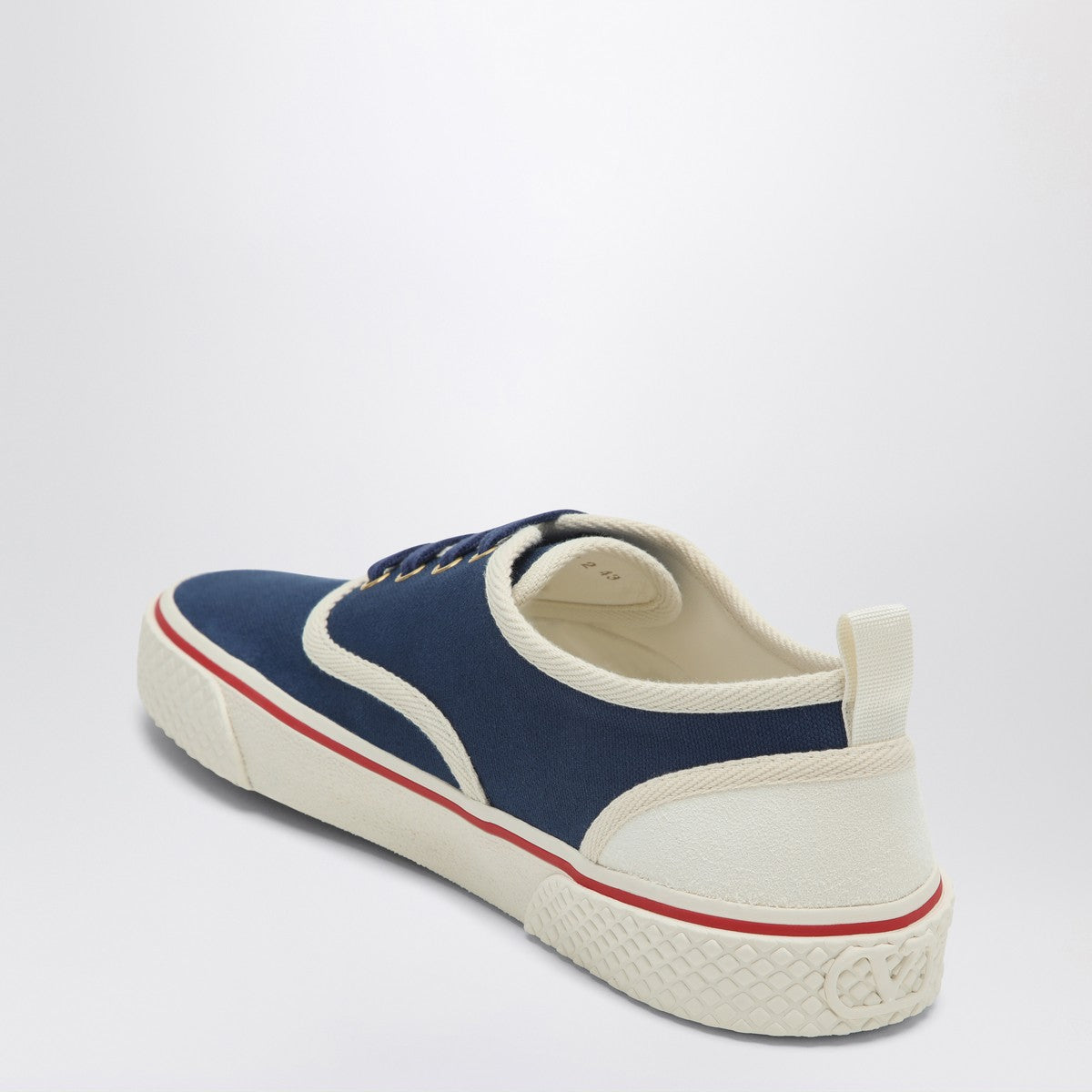 Valentino Garavani Sneaker Nojoke in blue and white canvas